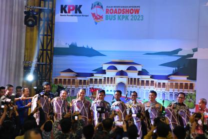 Buka Roadshow Bus KPK 2023, Pj Gubernur Sumut ajak Dorong Budaya Antikorupsi